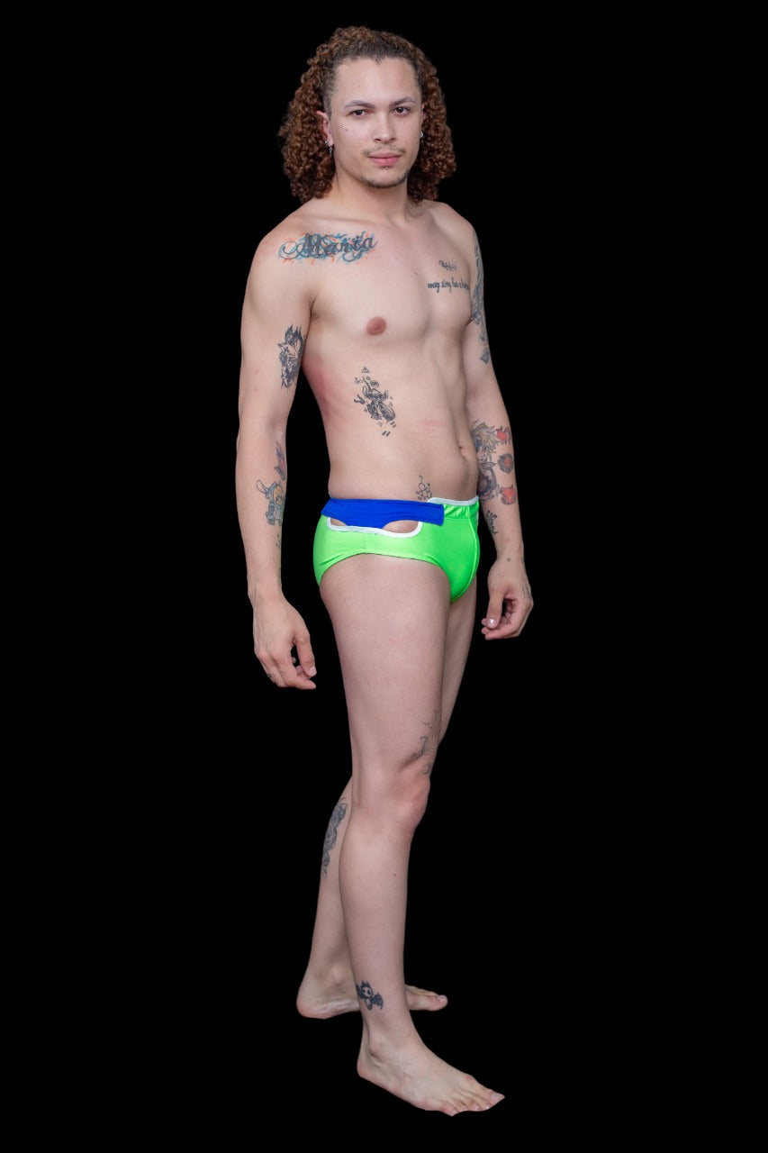 Sunga Masculina Bicolor Neon Fusion