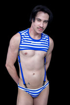 Conjunto Body Chain listrado